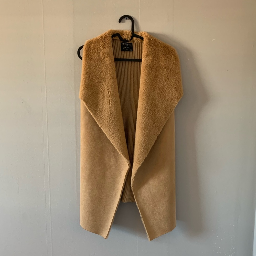 Faux Fur Sweater Vest